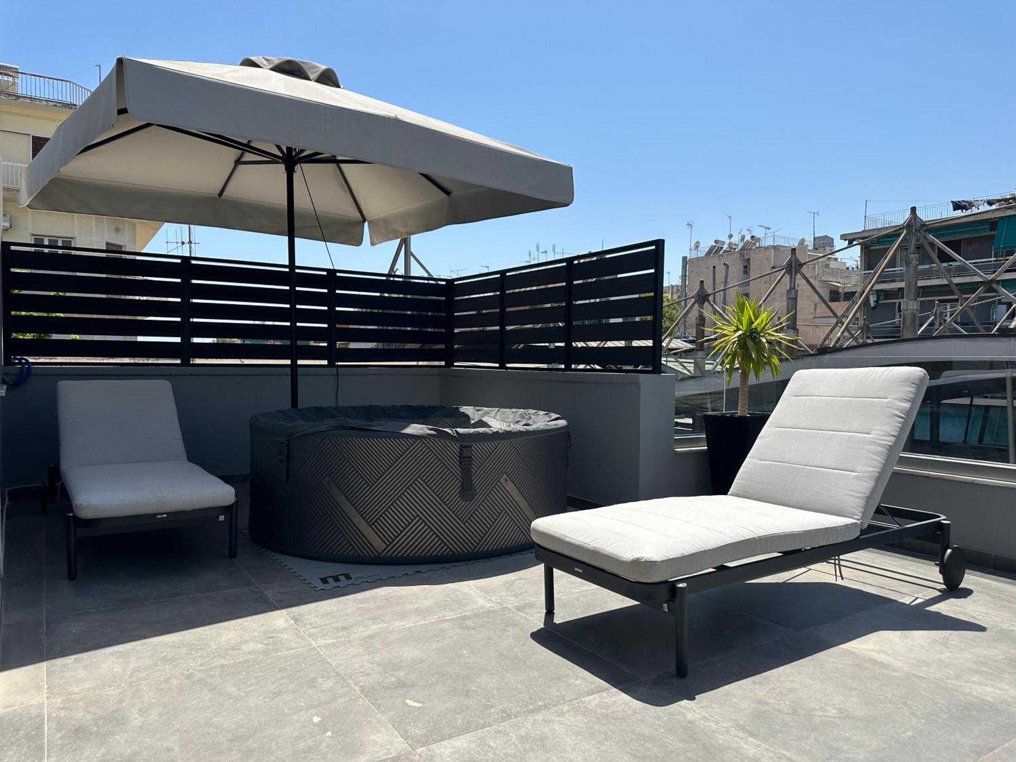 T&T Luxury Apartments - Rooftop Jacuzzi Ateny Zewnętrze zdjęcie